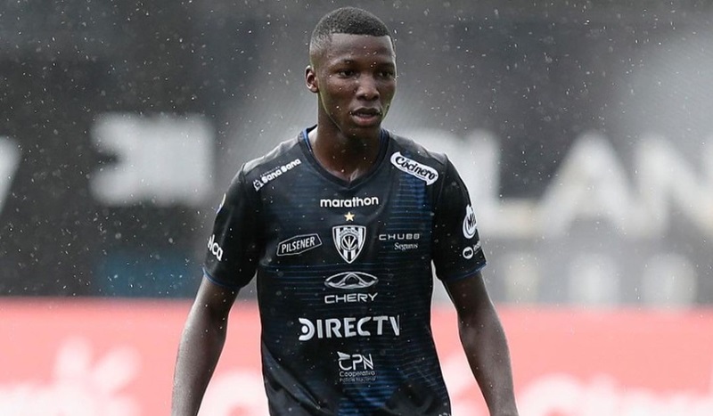 Moises Caicedo trong màu áo của Independiente del Valle